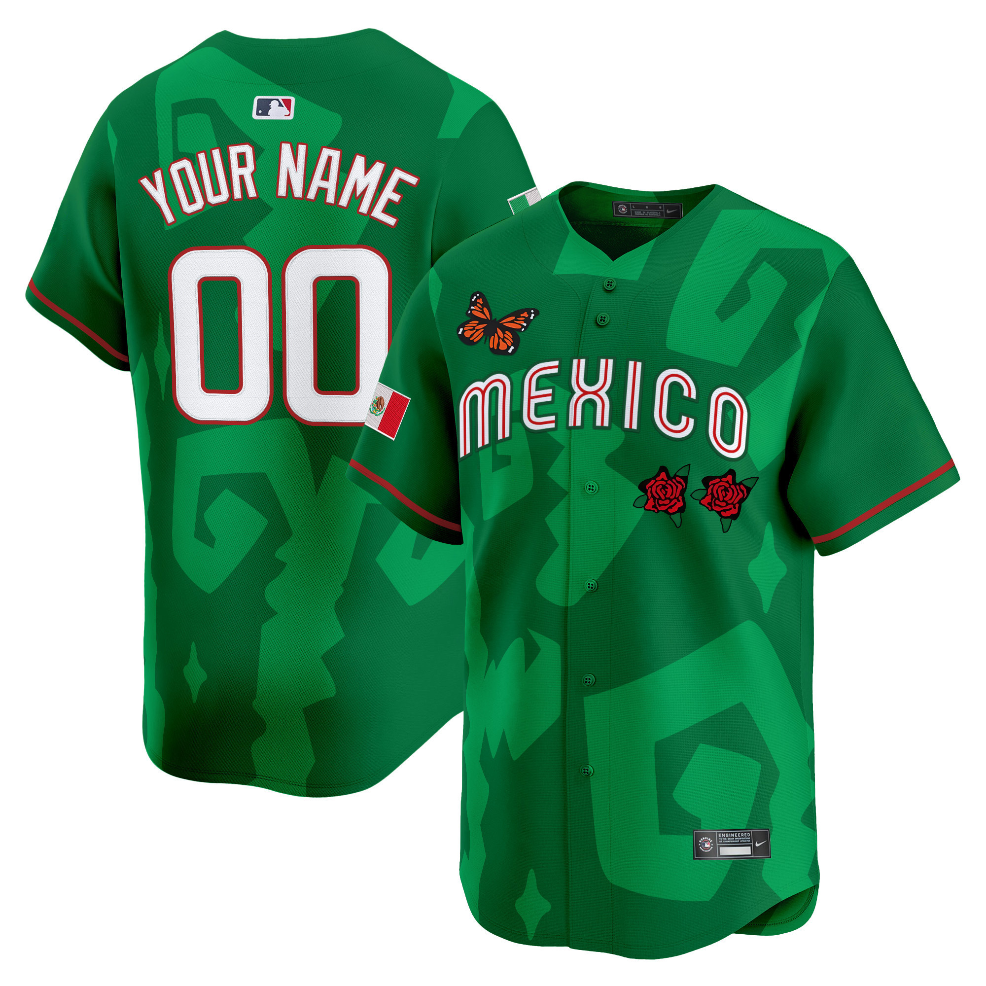 2025 Mexican Heritage x Sentrock Vapor Premier Limited Custom Jersey  Stitched