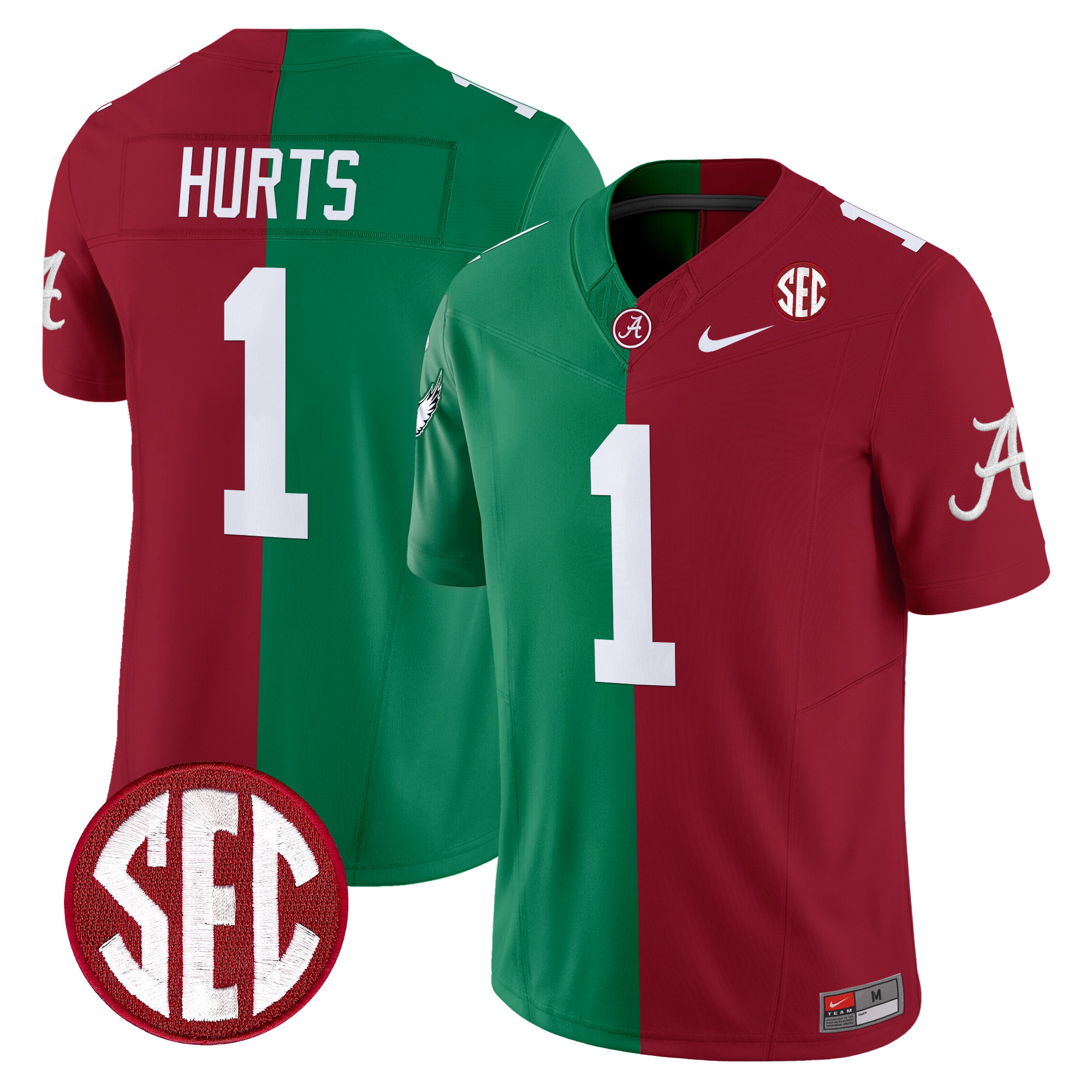 Alabama Crimson Tide Split Vapor Limited Jersey V2 All Stitched