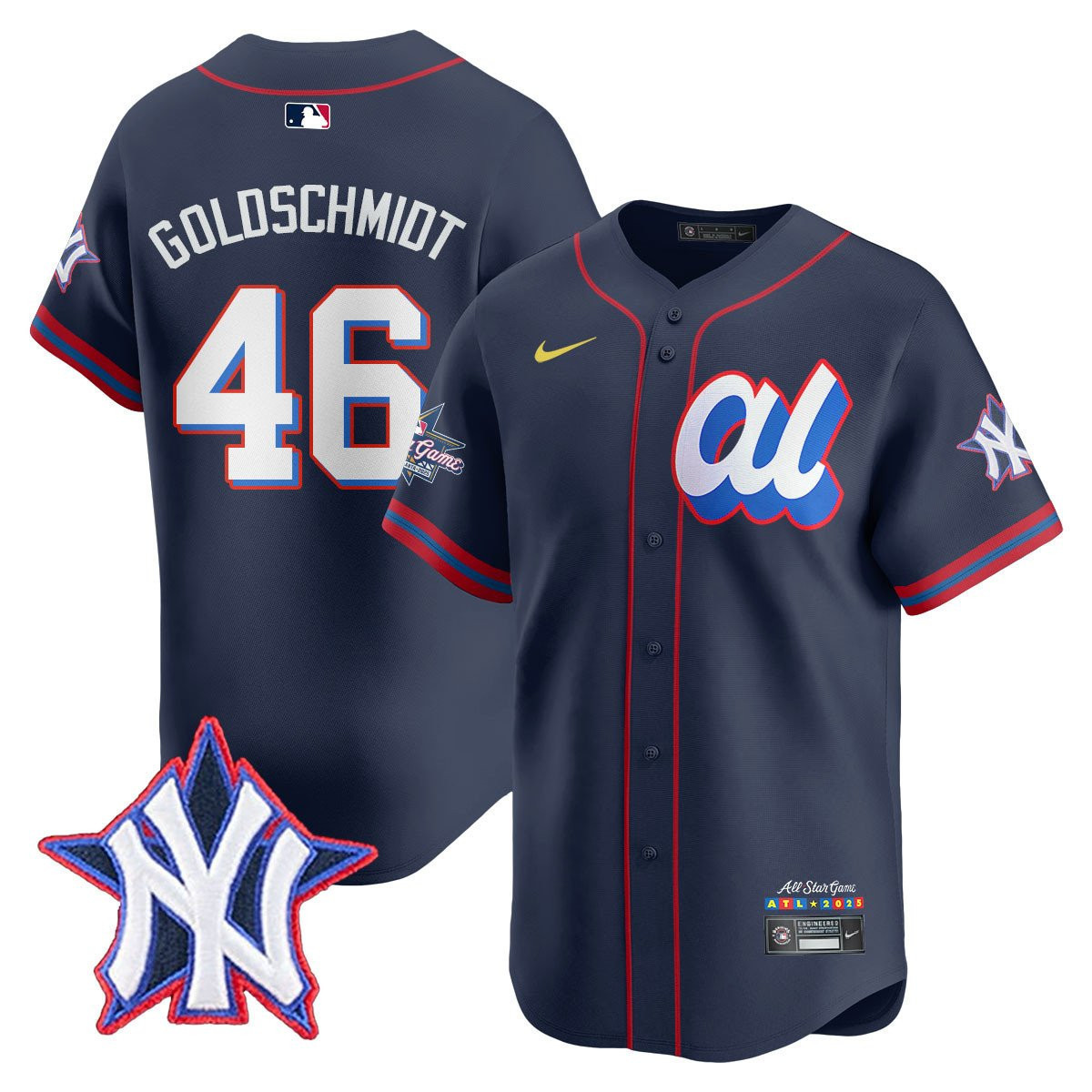 American League 2025 MLB AllStar Vapor Premier Limited Jersey  All Stitched