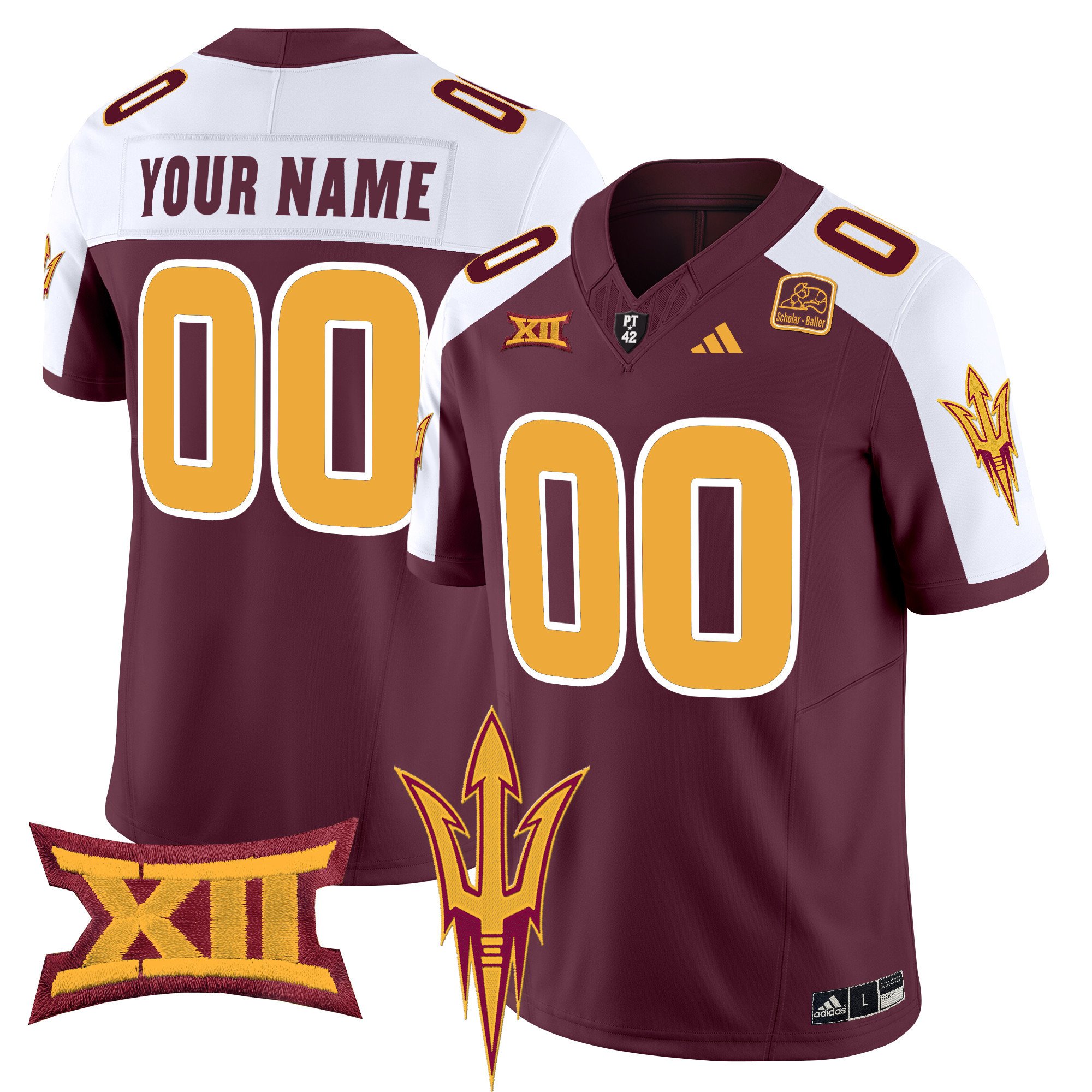 Arizona State Sun Devils 2024 Vapor Limited Custom Jersey All Stitched