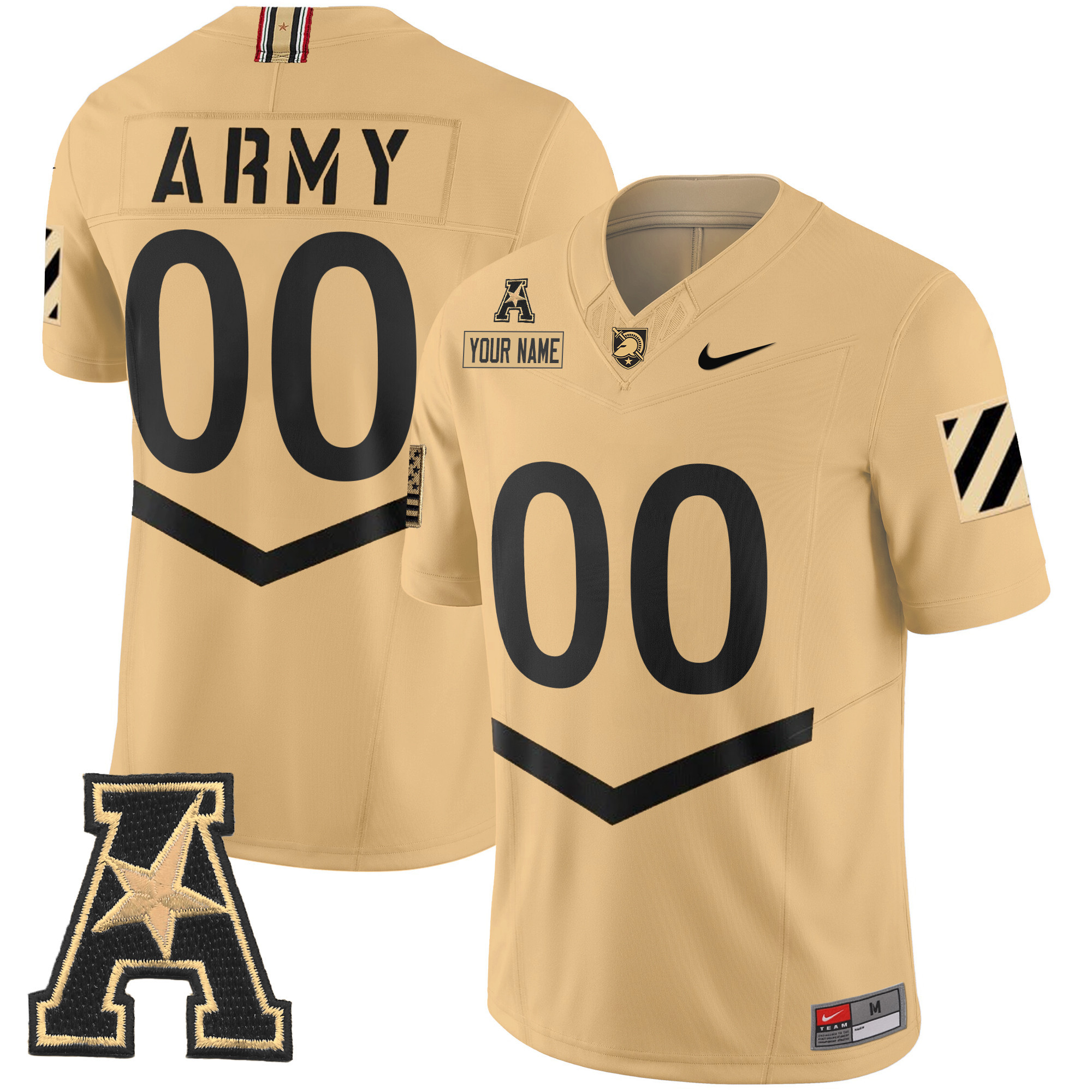 Army Black Knights 2024 Vapor Limited Custom Jersey AAC Patch All Stitched