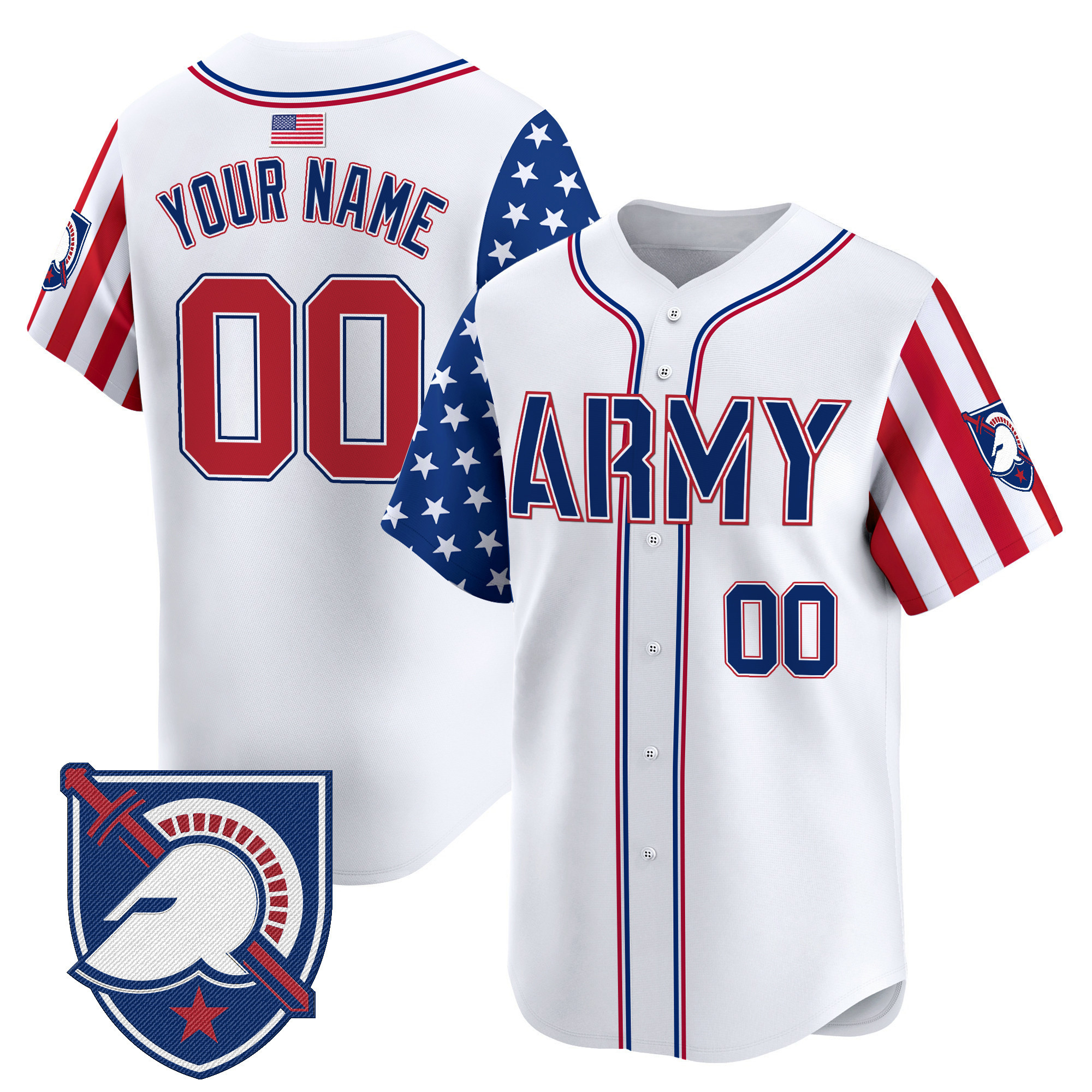 Army Black Knights 2025 Independence Day Vapor Premier Limited Custom Jersey  All Stitched
