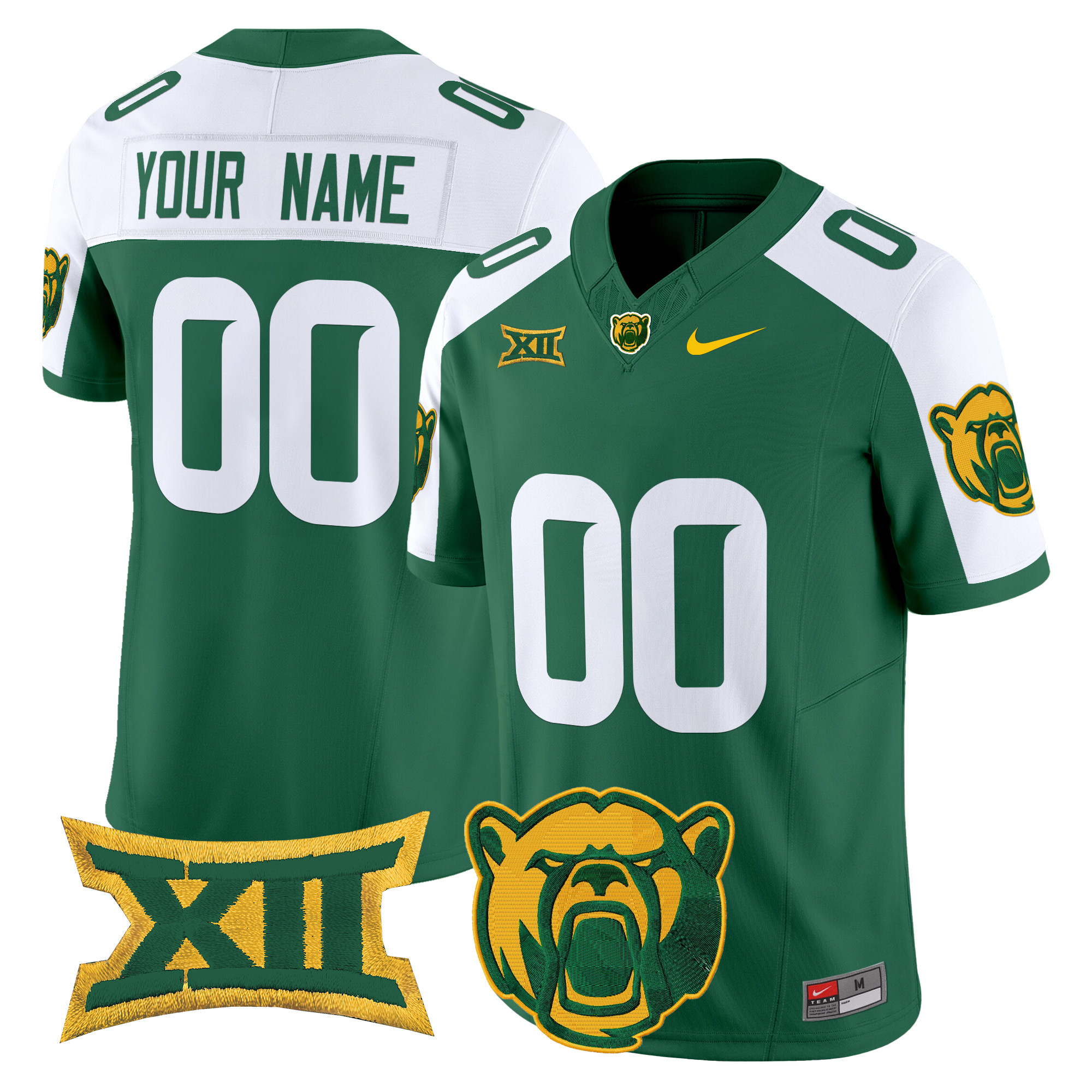 Baylor Bears 2025 Vapor Limited Custom Jersey  All Stitched