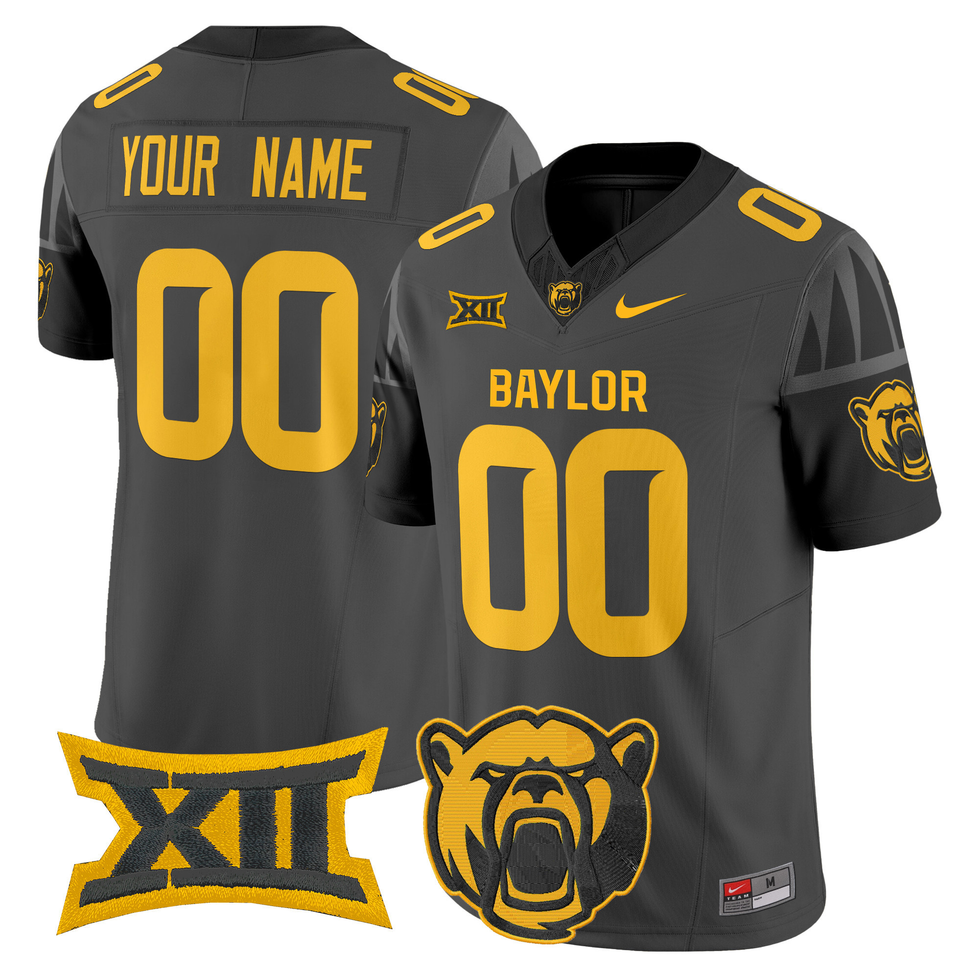 Baylor Bears 2025 Vapor Limited Custom Jersey V2  All Stitched