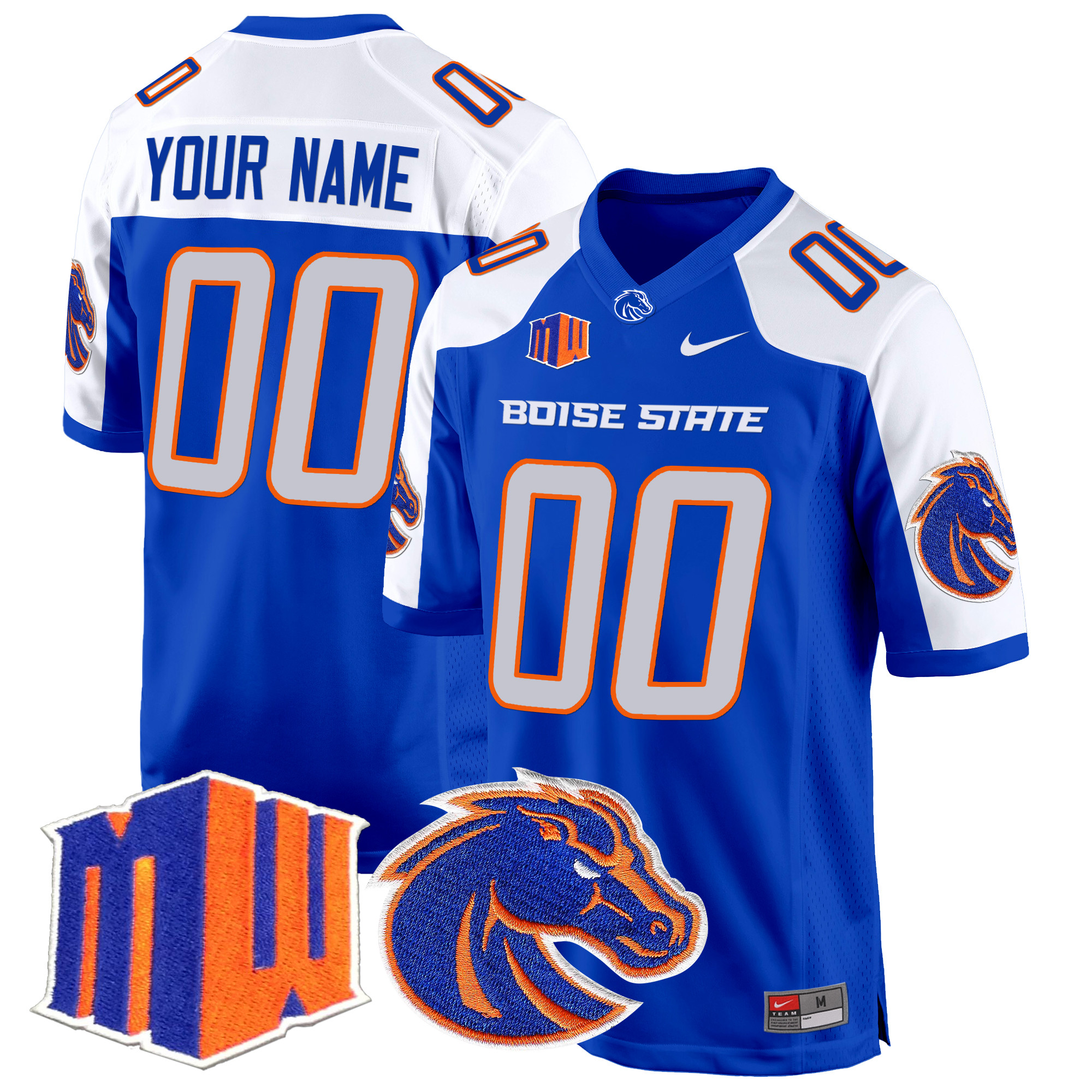 Boise State Broncos 2024 Game Custom Jersey All Stitched