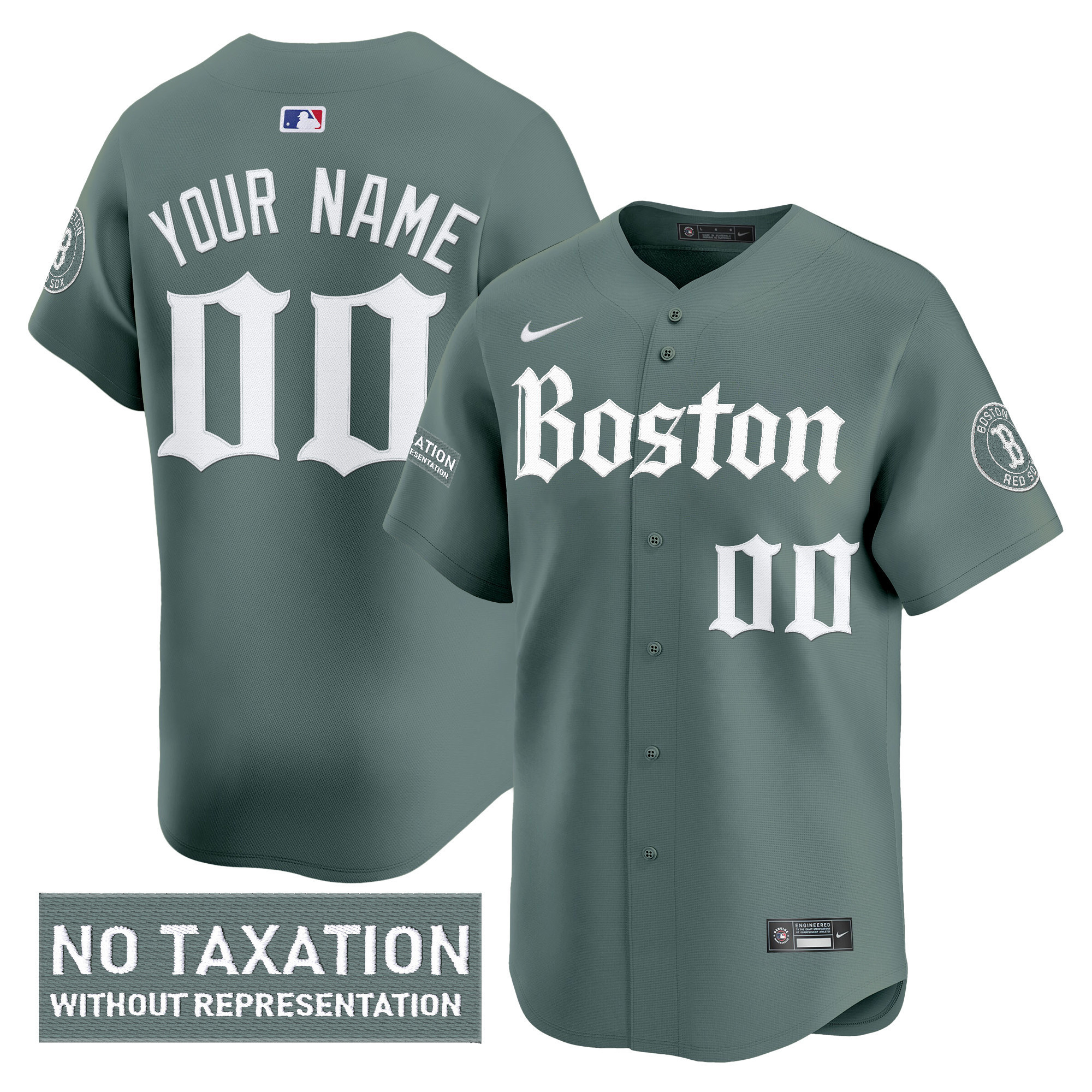 Boston Red Sox Retro Newspaper Edition Vapor Premier Limited Custom Jersey  All Stitched