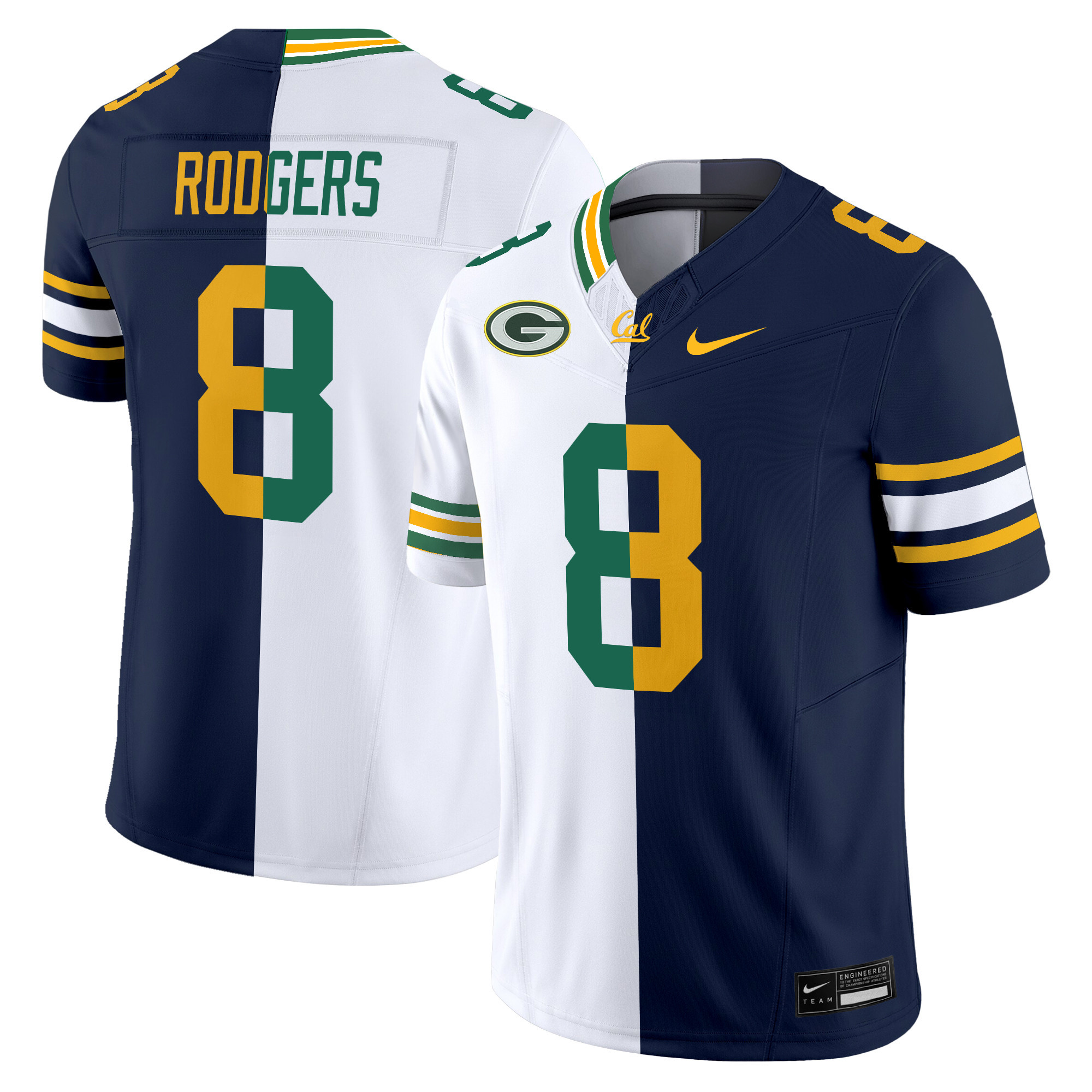 California Golden Bears Split Vapor Limited Jersey All Stitched