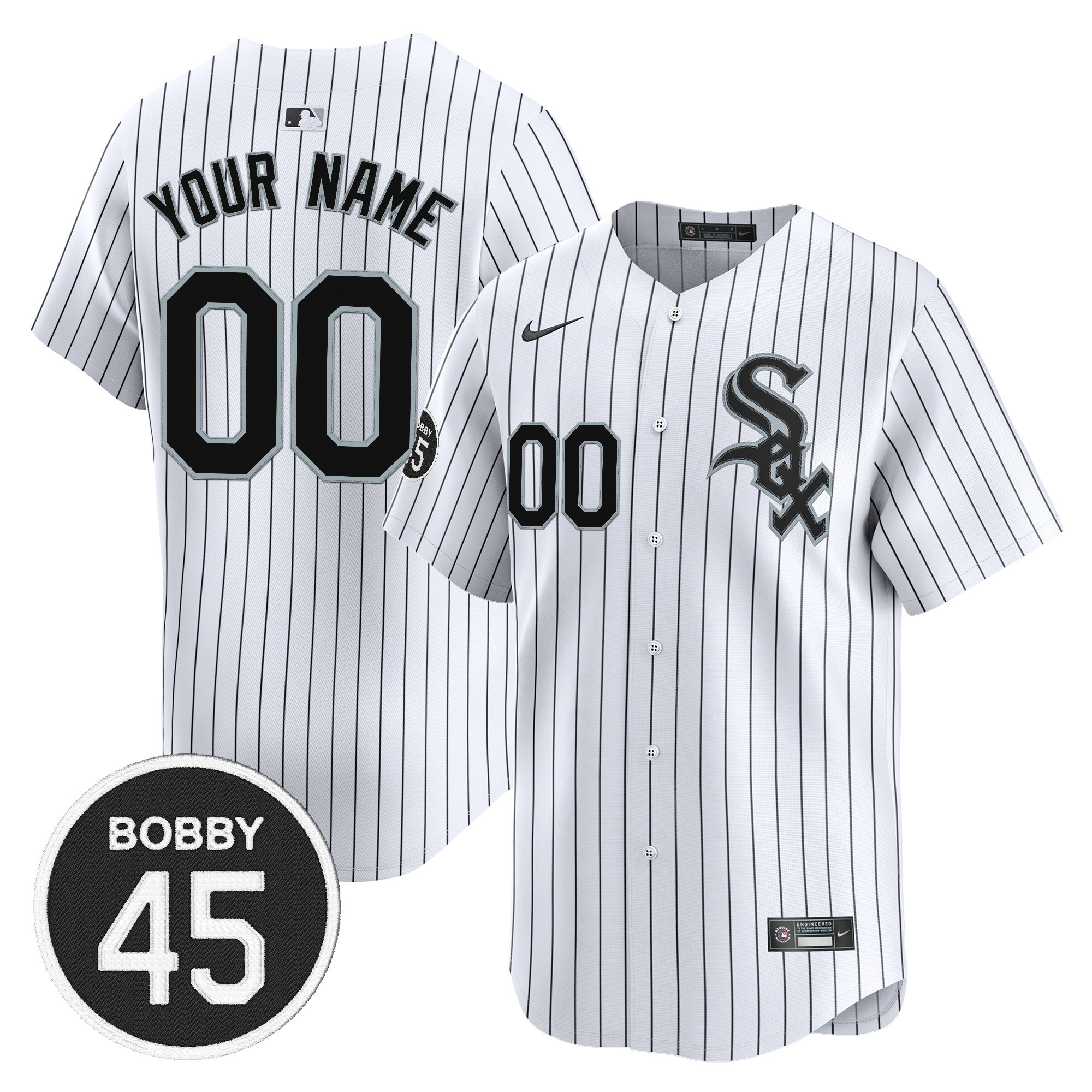 Chicago White Sox Bobby Jenks Vapor Premier Limited Custom Jersey  All Stitched