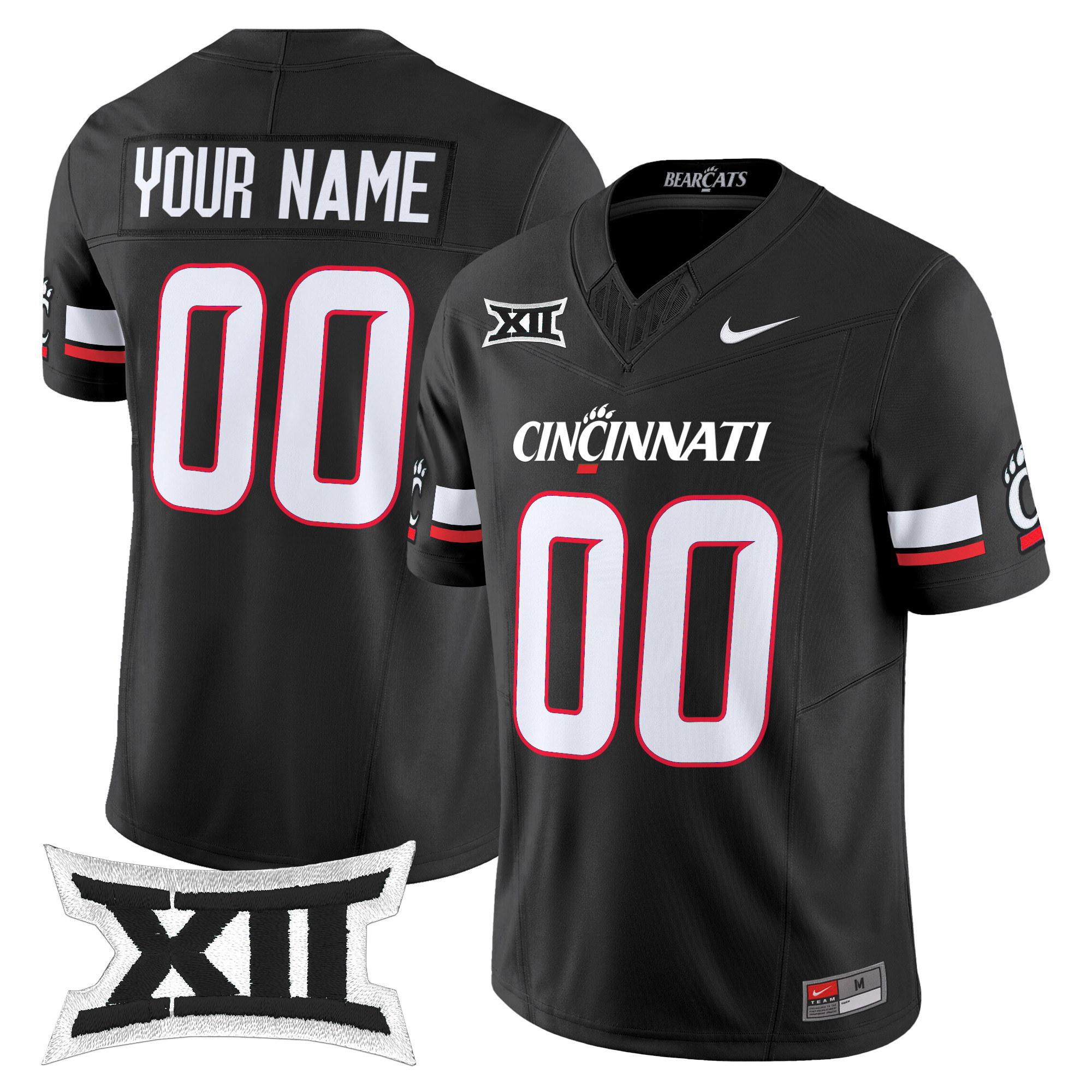 Cincinnati Bearcats 2025 Vapor Limited Custom Jersey  All Stitched