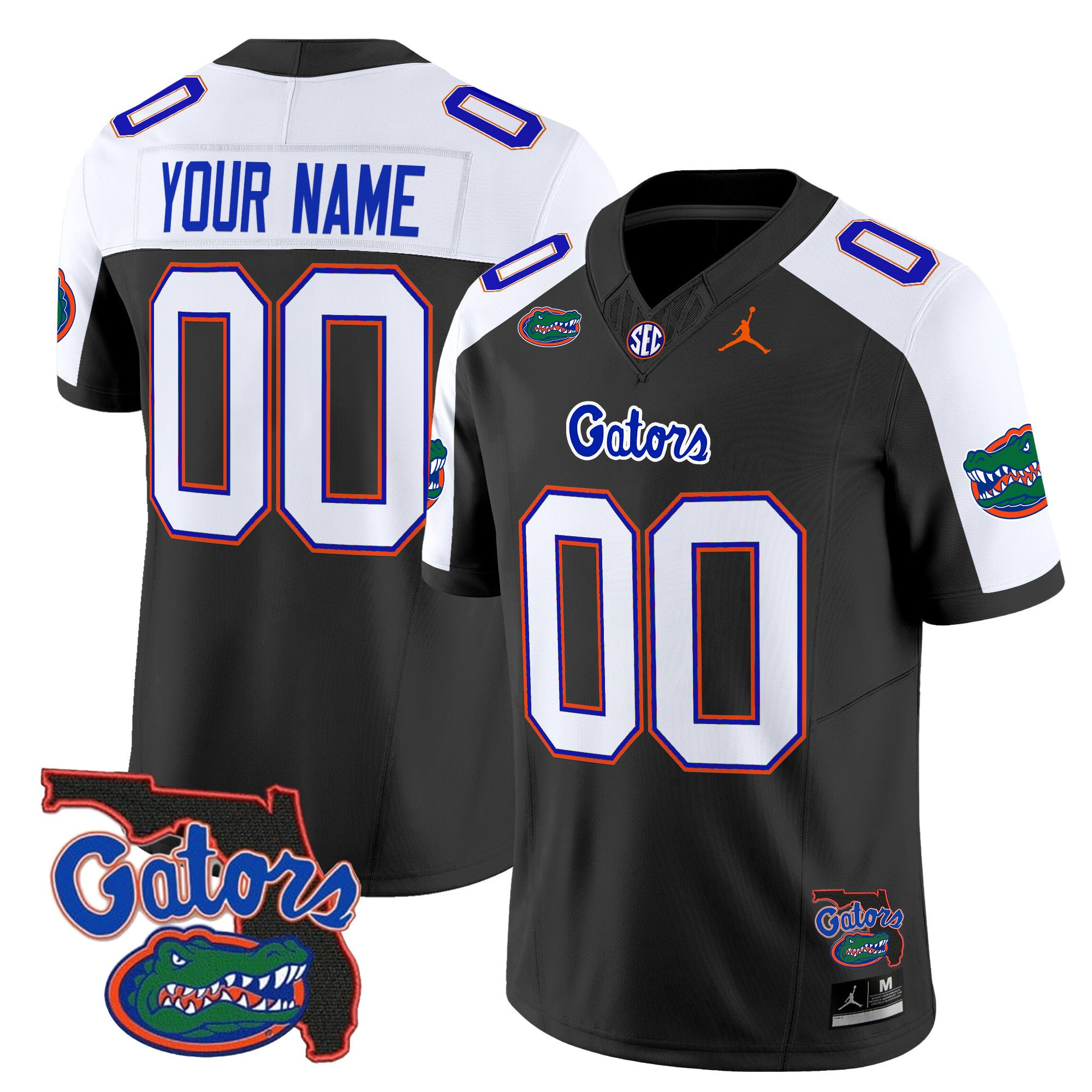 Florida Gators 2024 Florida Patch Vapor Limited Custom Jersey All Stitched