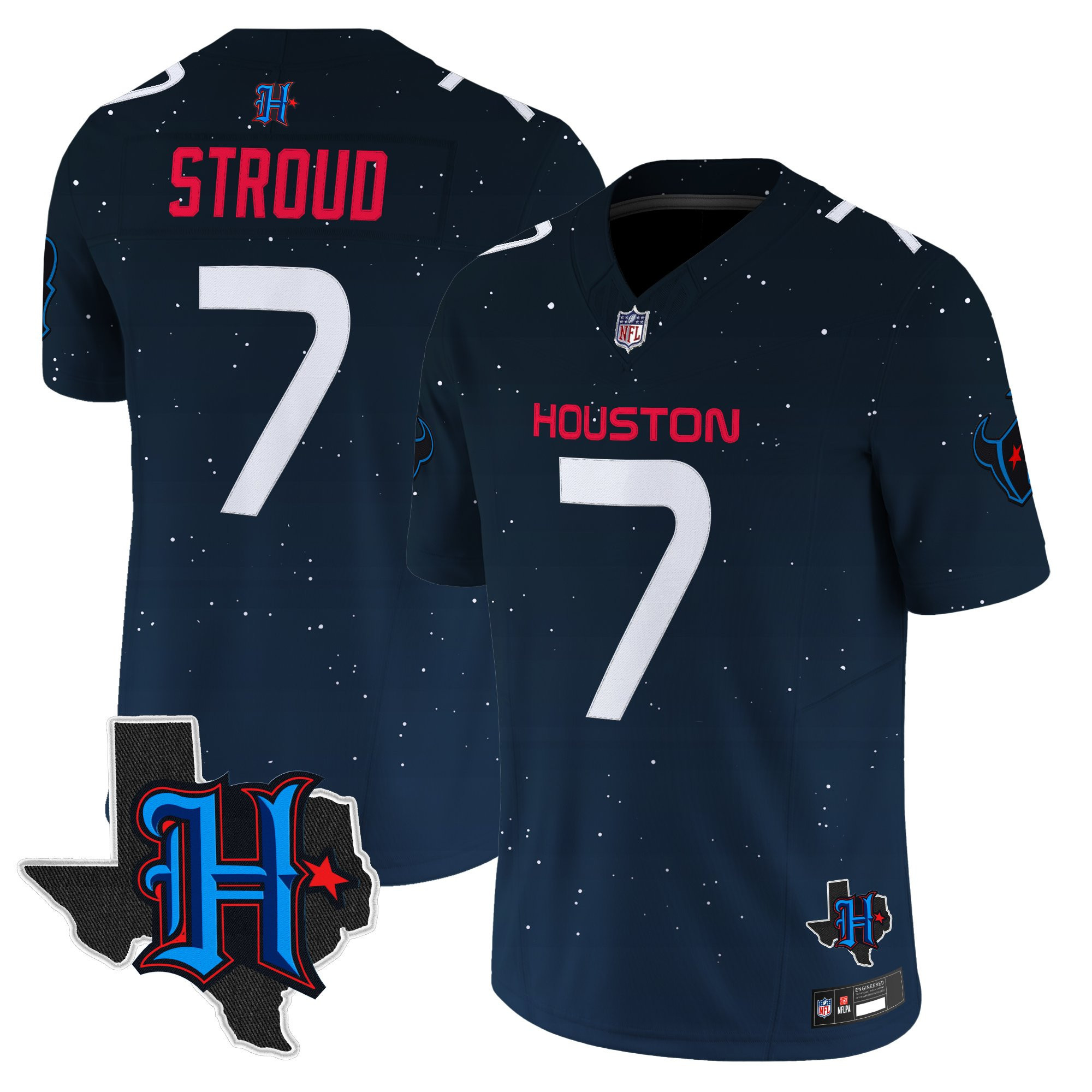 Houston Texans Space City Edition Vapor Limited Jersey  All Stitched