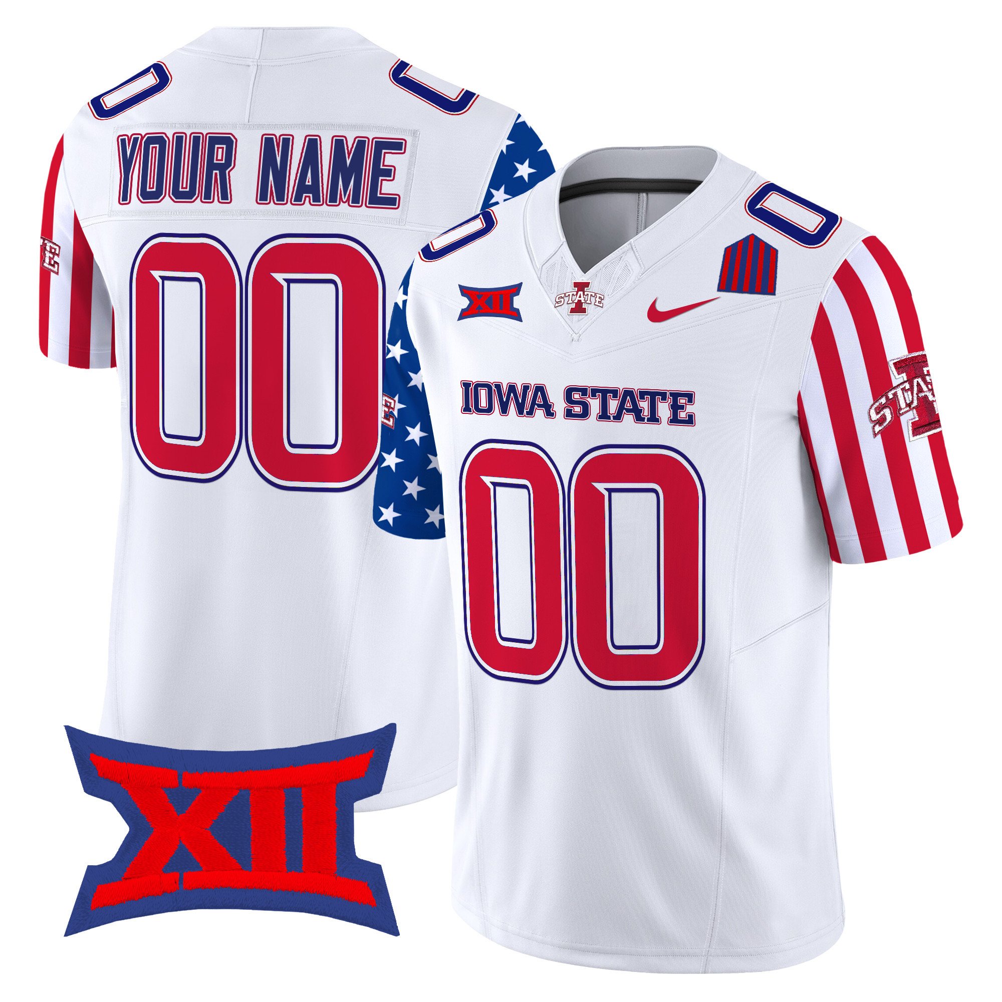 Iowa State Cyclones American Style Vapor Limited Custom Jersey All Stitched