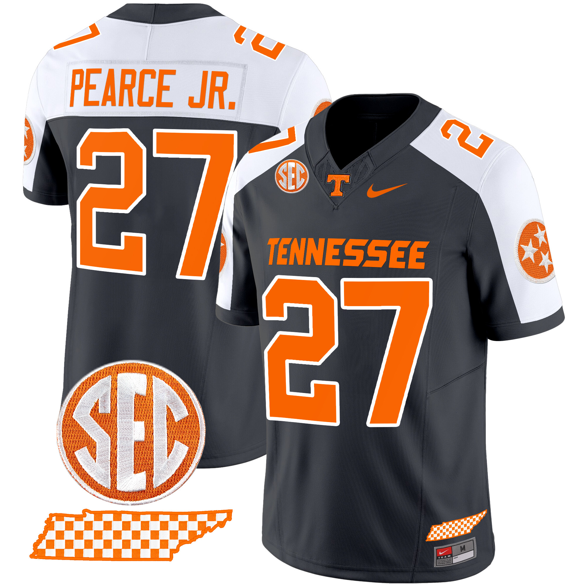 James Pearce Jr. Tennessee Volunteers 2024 Vapor Limited Jersey V2 All Stitched