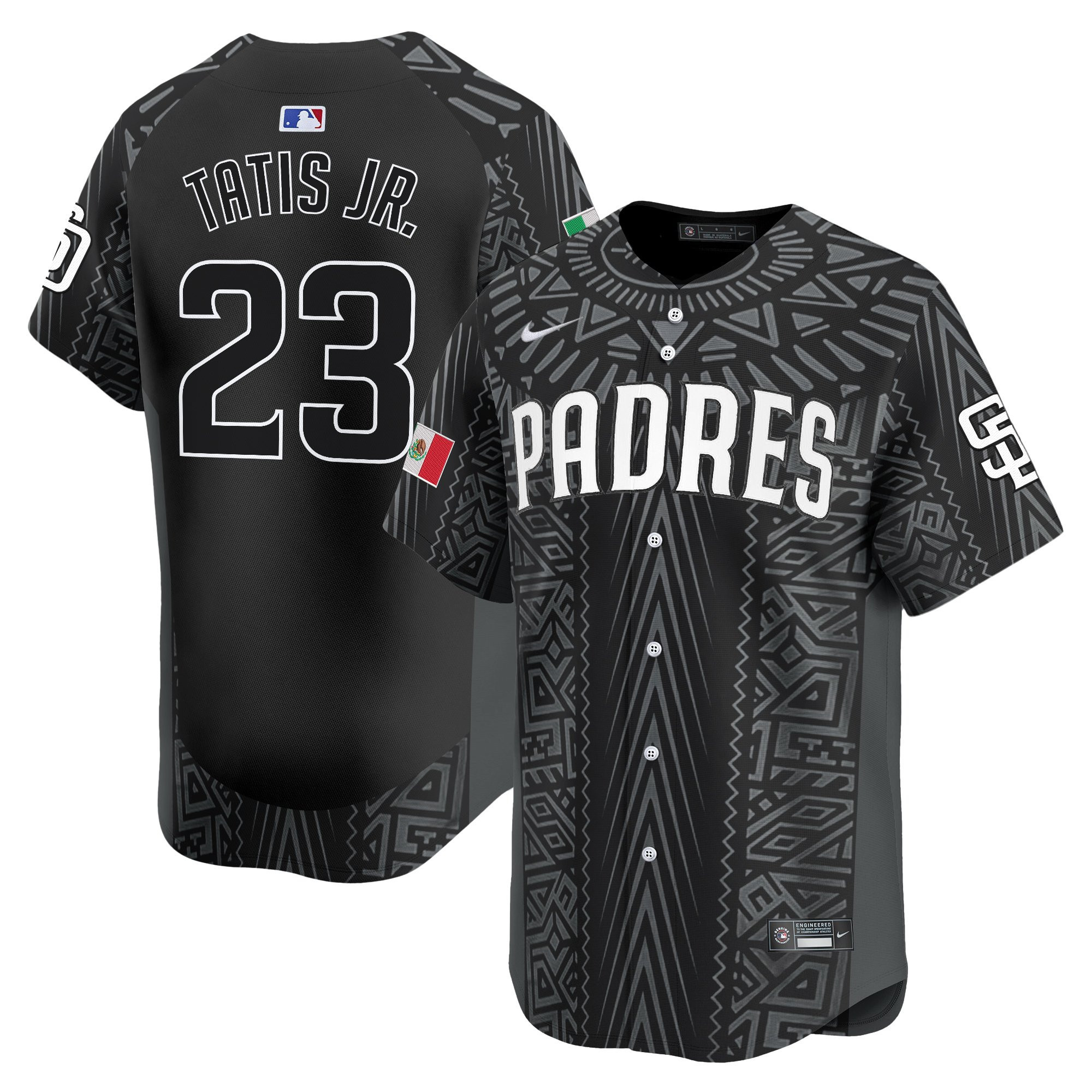Mens San Diego Padres 2025 Mexican Heritage Vapor Premier Limited Jersey  Stitched