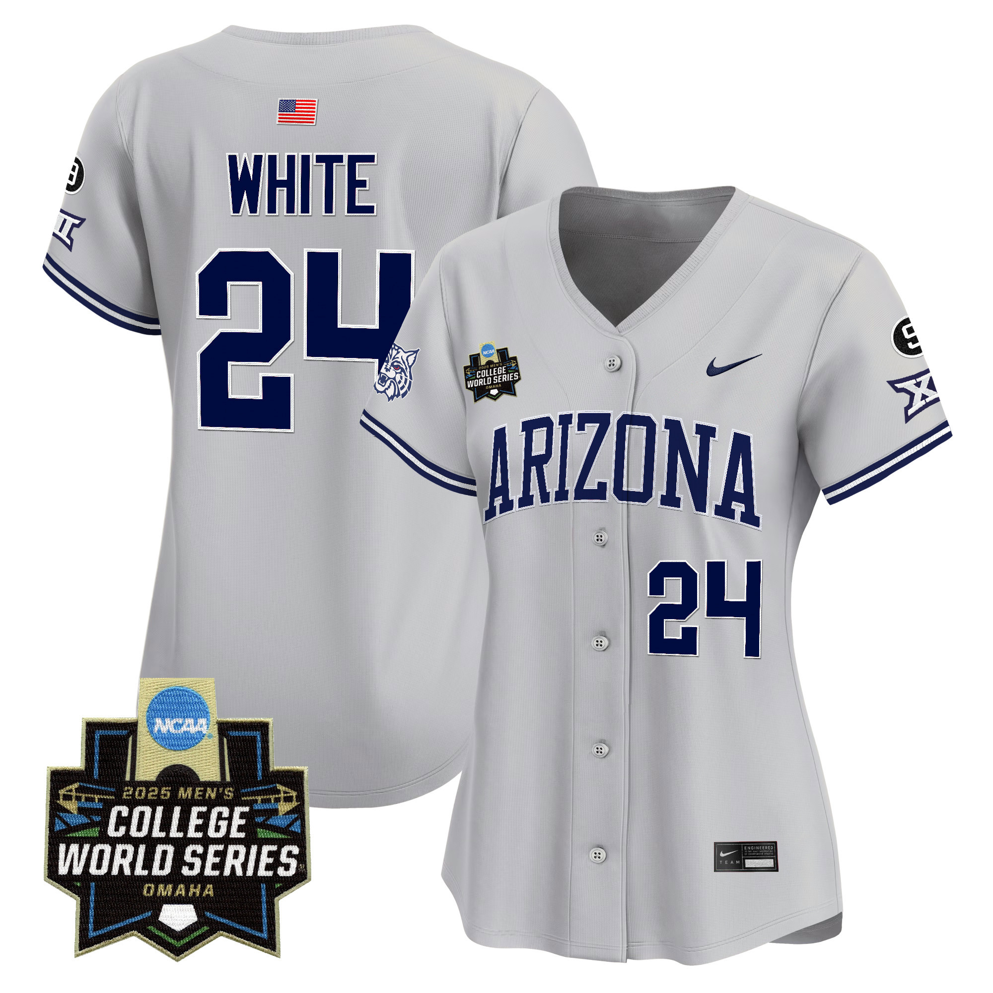 Womens Arizona Wildcats 2025 World Series Vapor Premier Limited Jersey  All Stitched