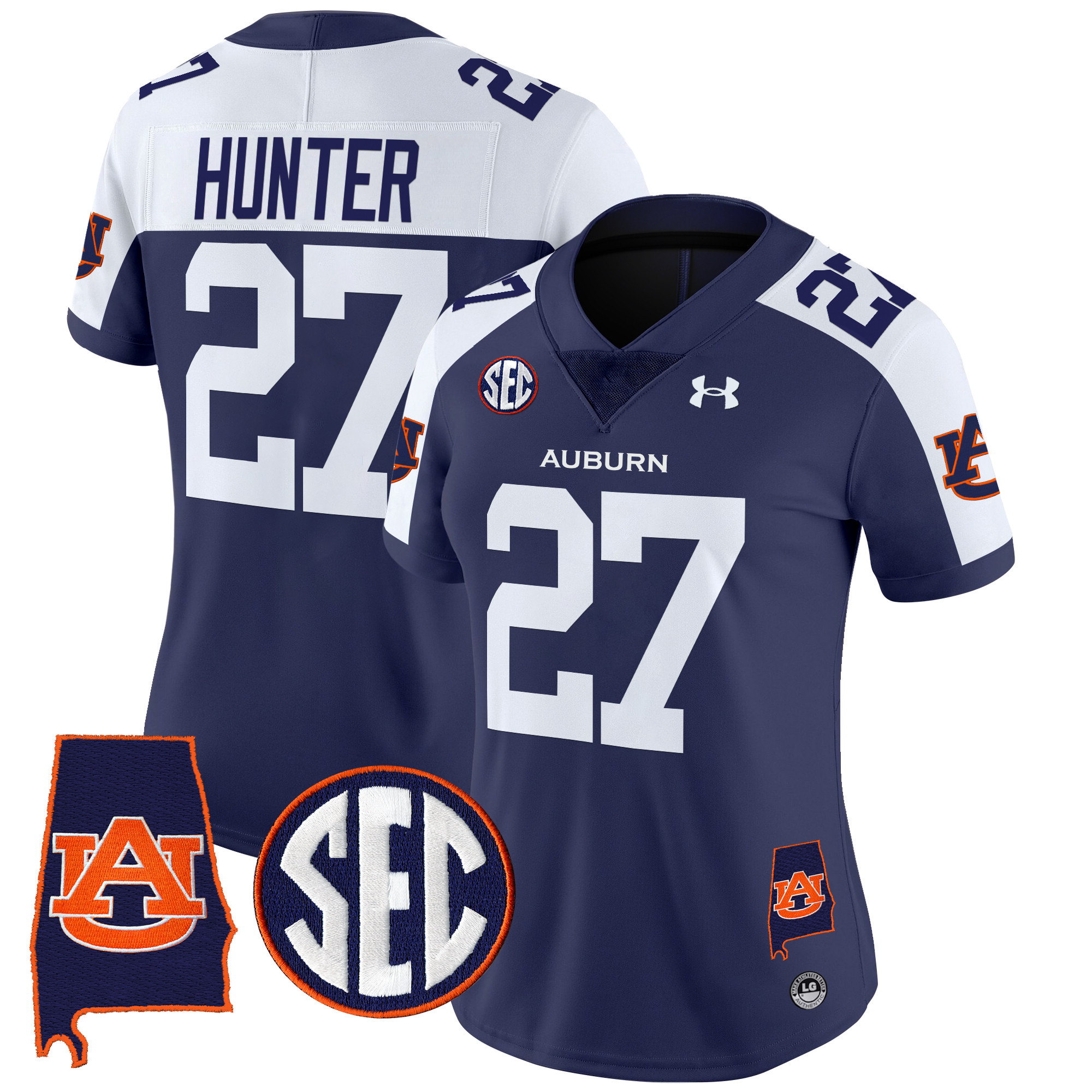 Women's Auburn Tigers 2024 Alabama Patch Vapor Limited Jersey All Stitched