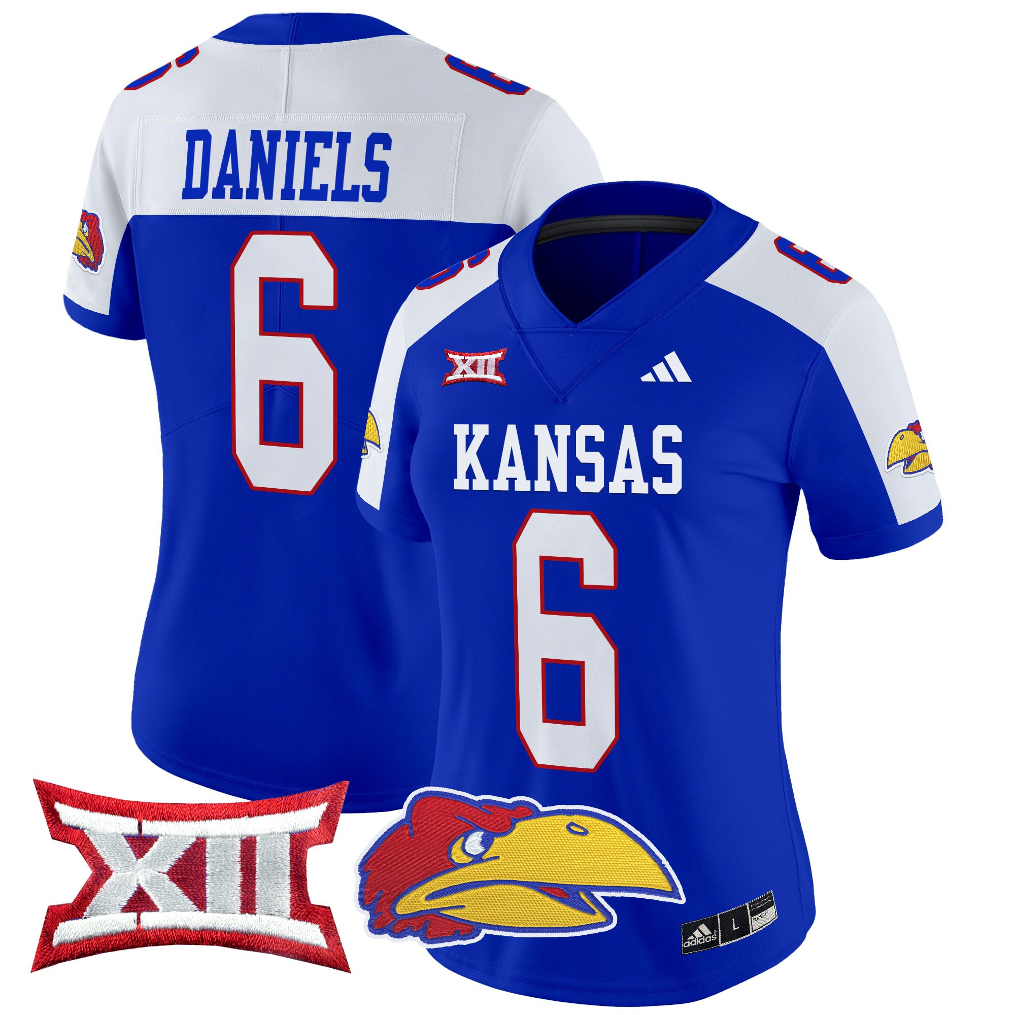 Women's Kansas Jayhawks 2024 Vapor Limited Jersey V2 All Stitched