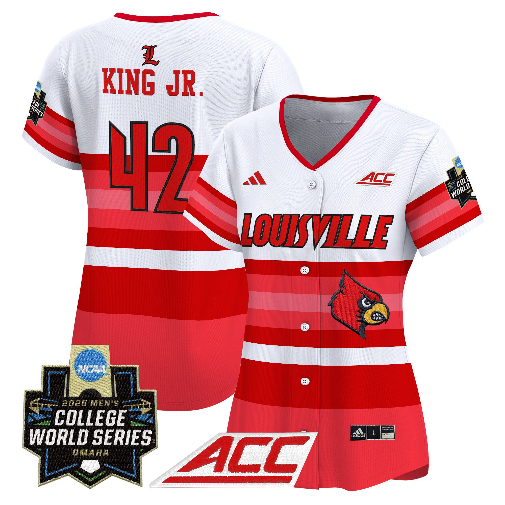 Womens Louisville Cardinals 2025 World Series Vapor Premier Limited Jersey  All Stitched