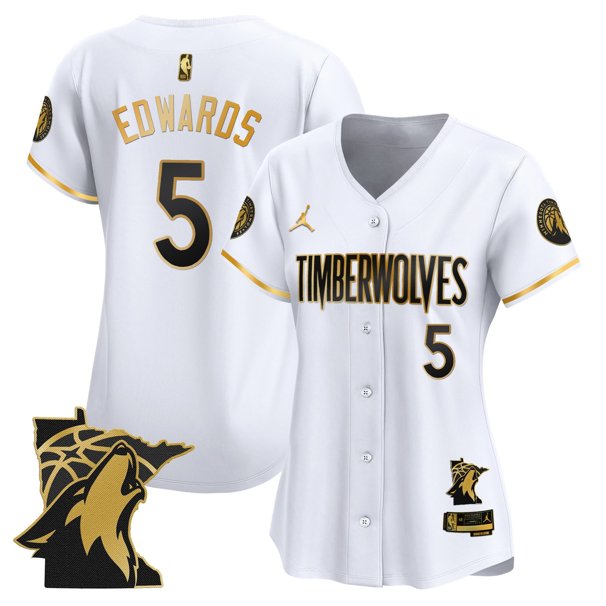 Womens Minnesota Timberwolves 2025 Vapor Baseball Jersey  All Stitched