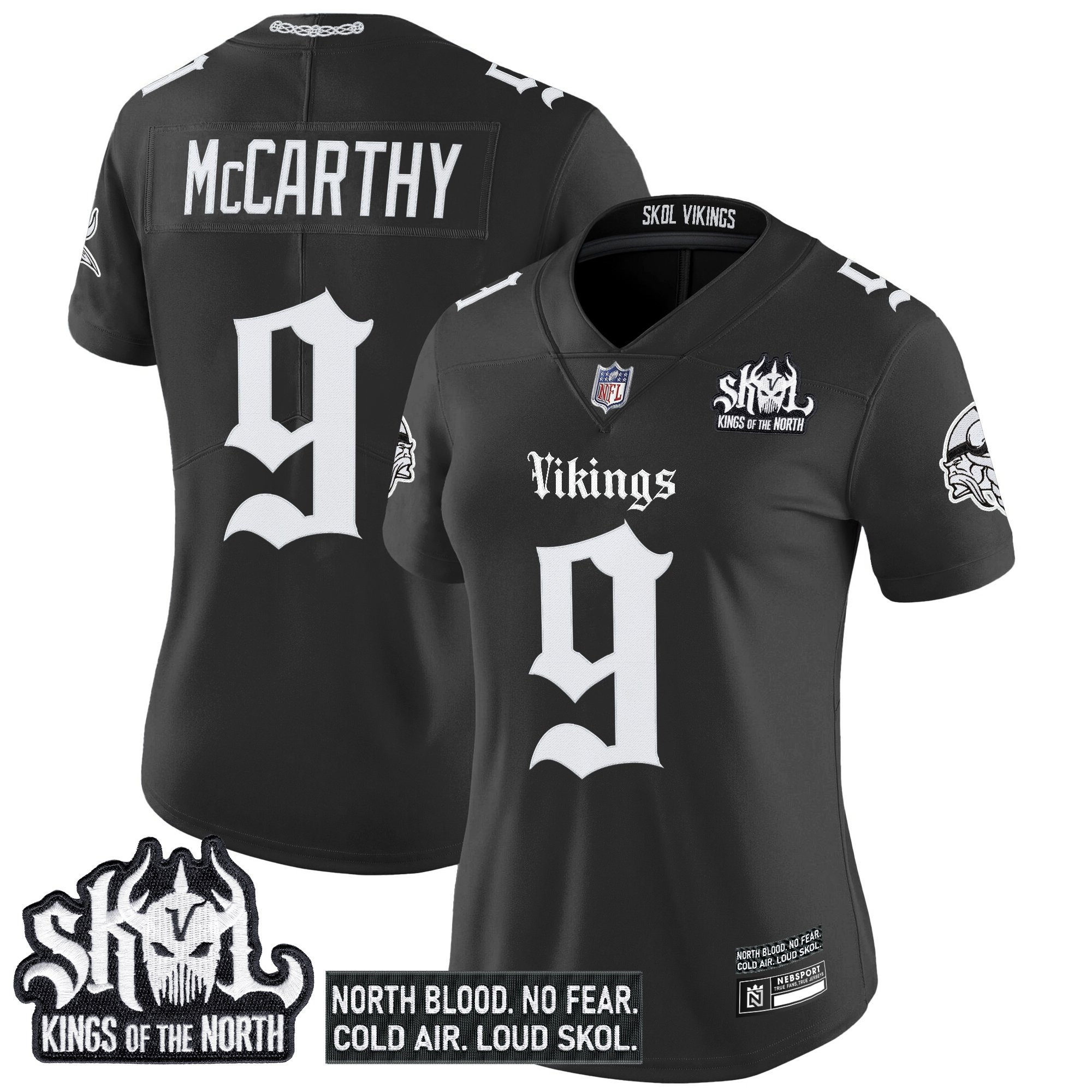 Womens Minnesota Vikings Gothic Norseblood Edition Vapor Limited Jersey  All Stitched