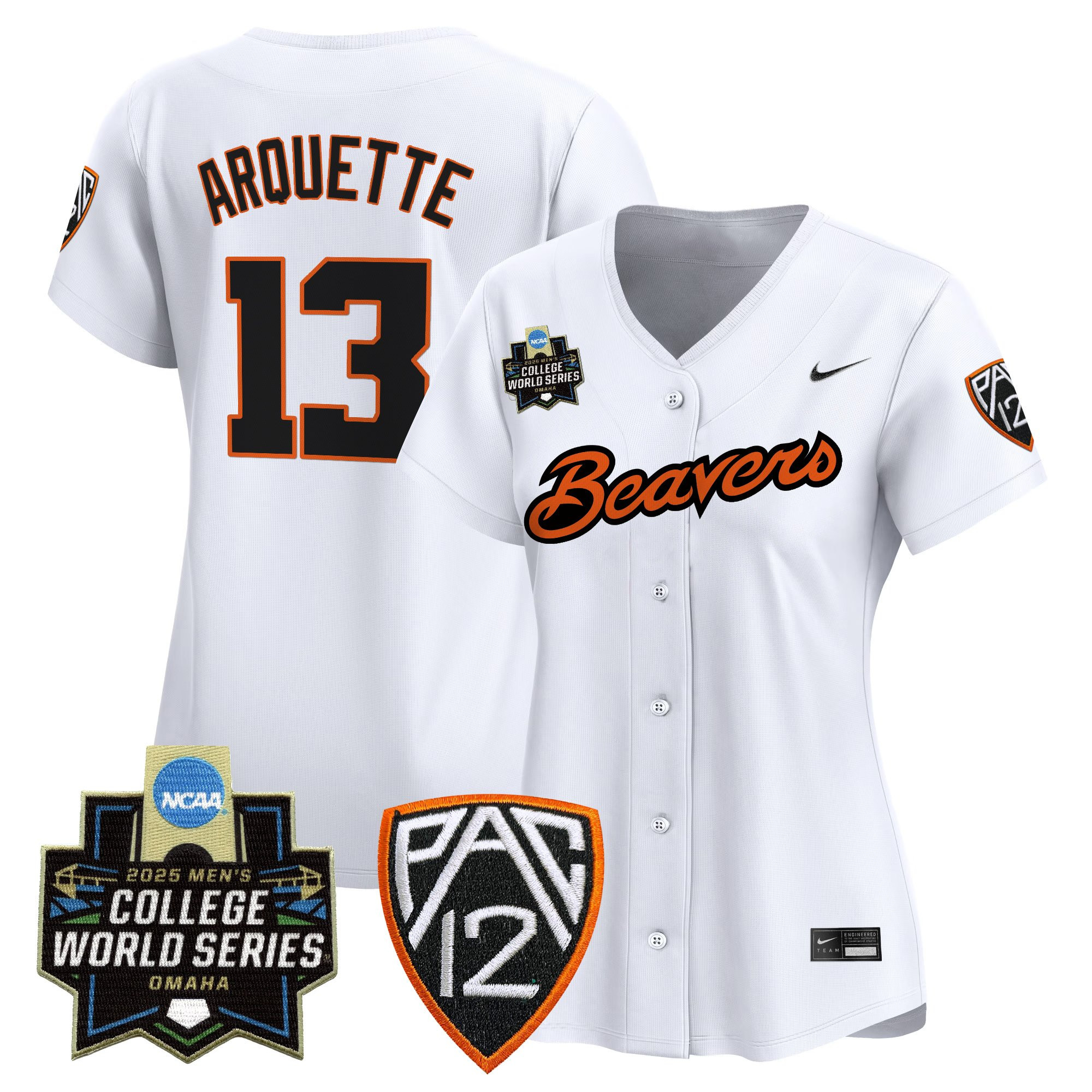 Womens Oregon State Beavers 2025 World Series Vapor Premier Limited Jersey  All Stitched