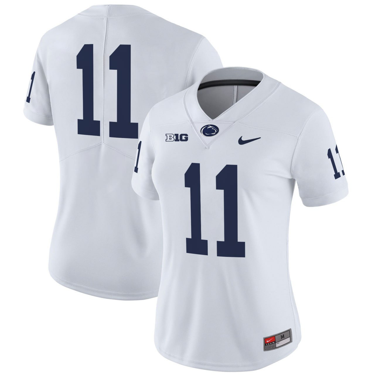 Womens Penn State Nittany Lions White Vapor Limited Customized Jersey  All Stitched