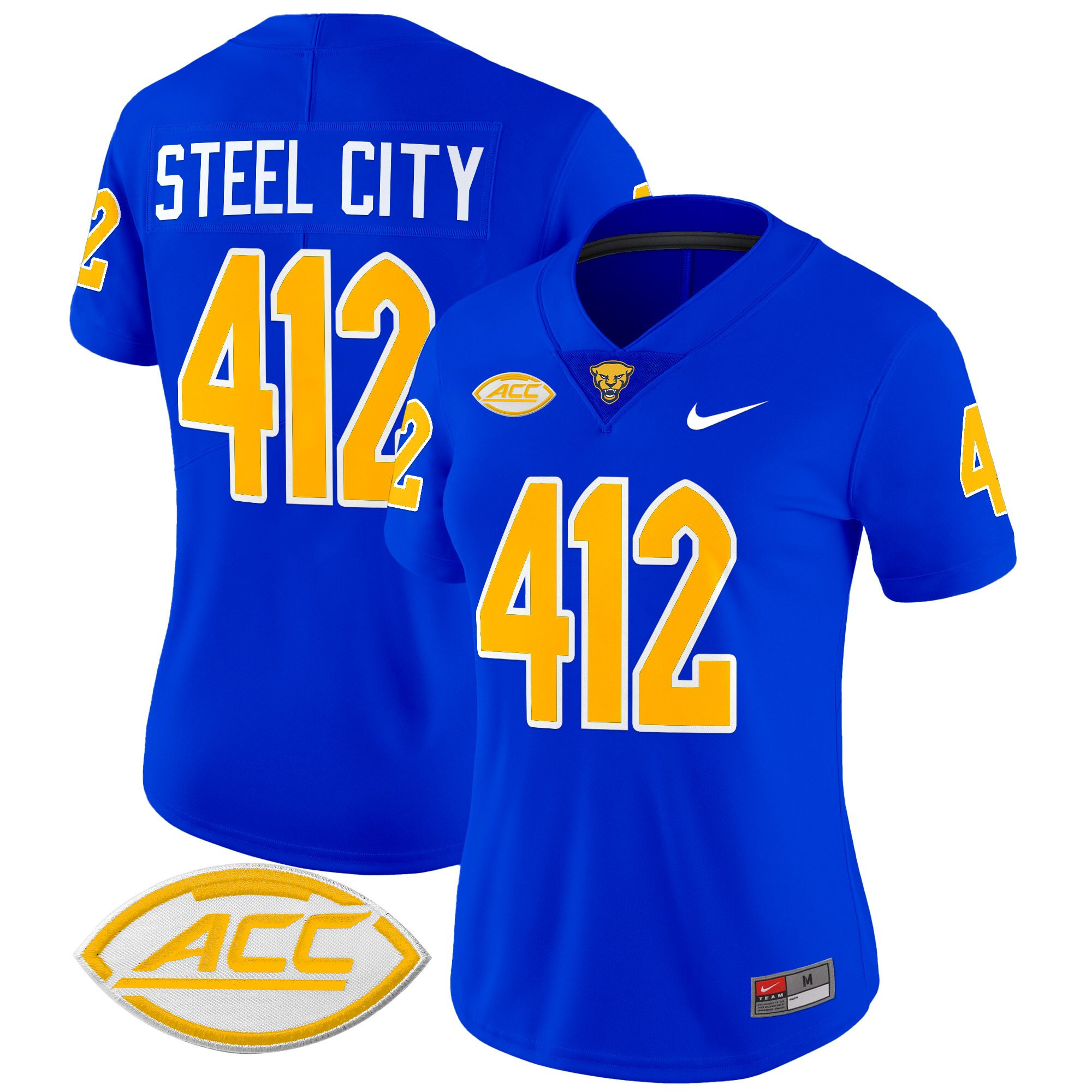 Womens Pittsburgh Panthers 2025 Vapor Limited Jersey  All Stitched