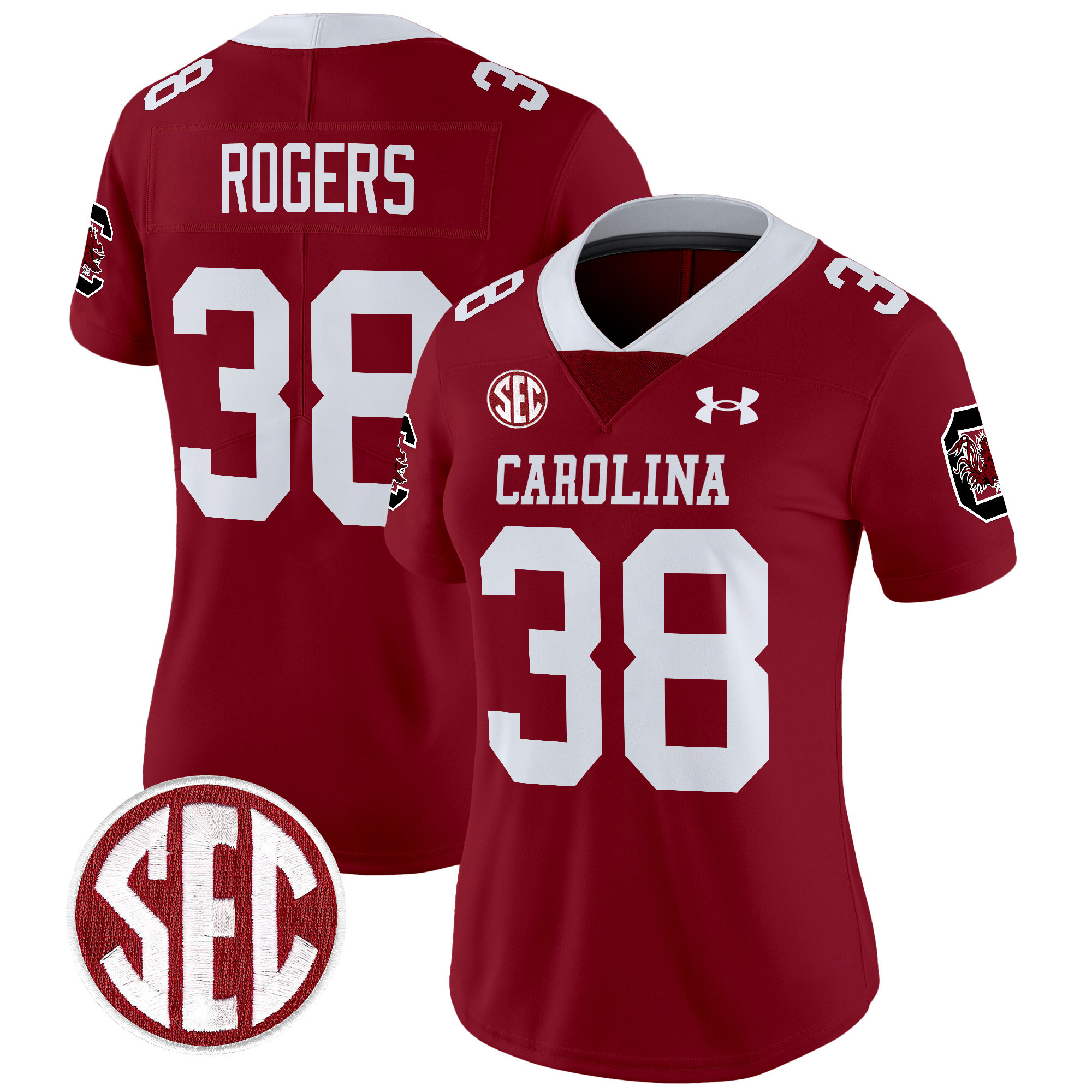 Women's South Carolina Gamecocks 1980 Throwback Vapor Limited Jersey V2 All Stitched