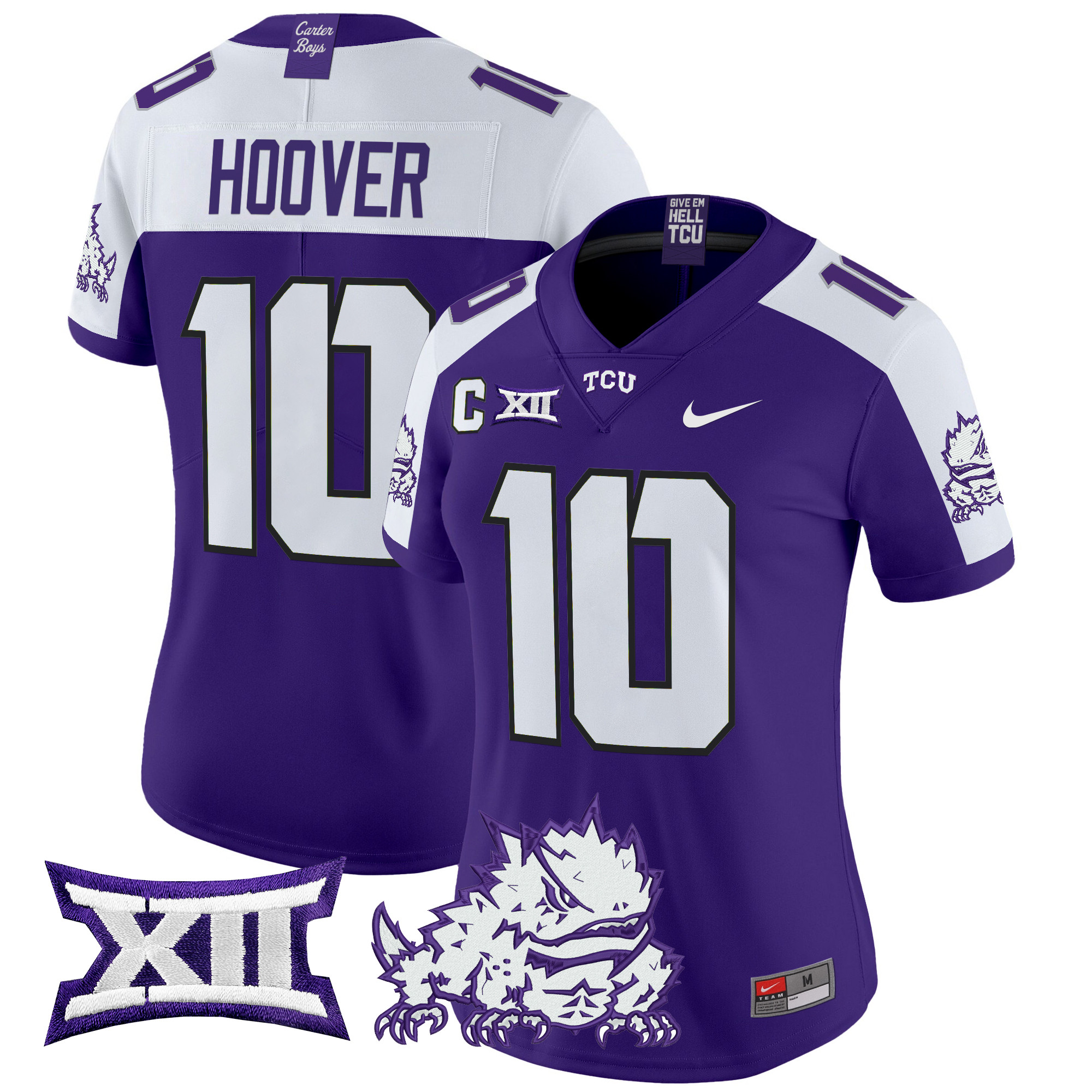 Women's TCU Horned Frogs 2024 Vapor Limited Jersey All stitched