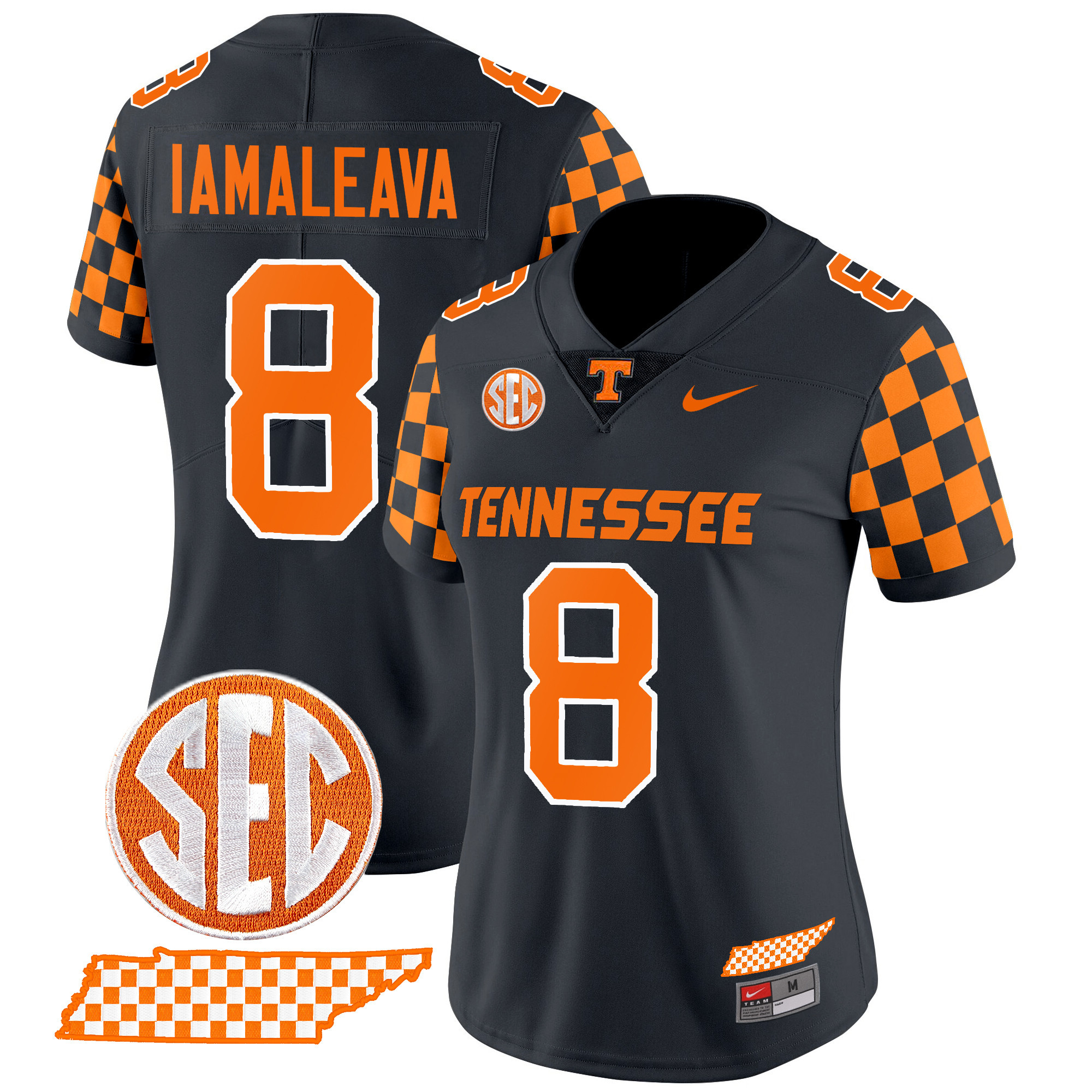 Women's Tennessee Volunteers 2024 Checkerboard Vapor Limited Jersey All Stitched