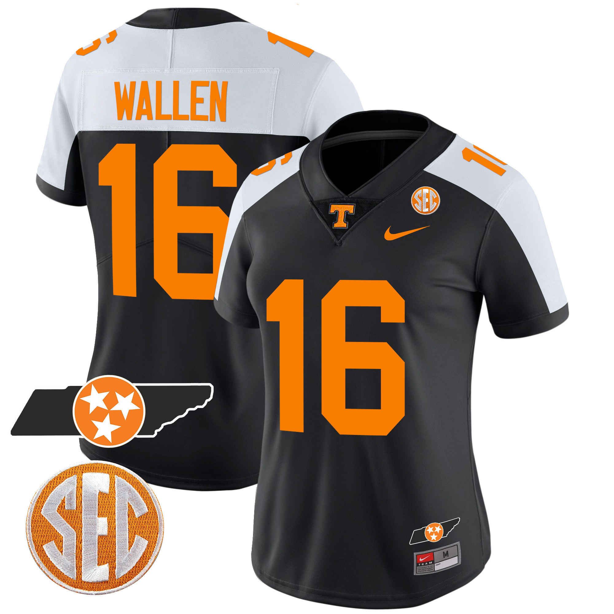 Women's Tennessee Volunteers Checkerboard & Alternate Jersey Stitched