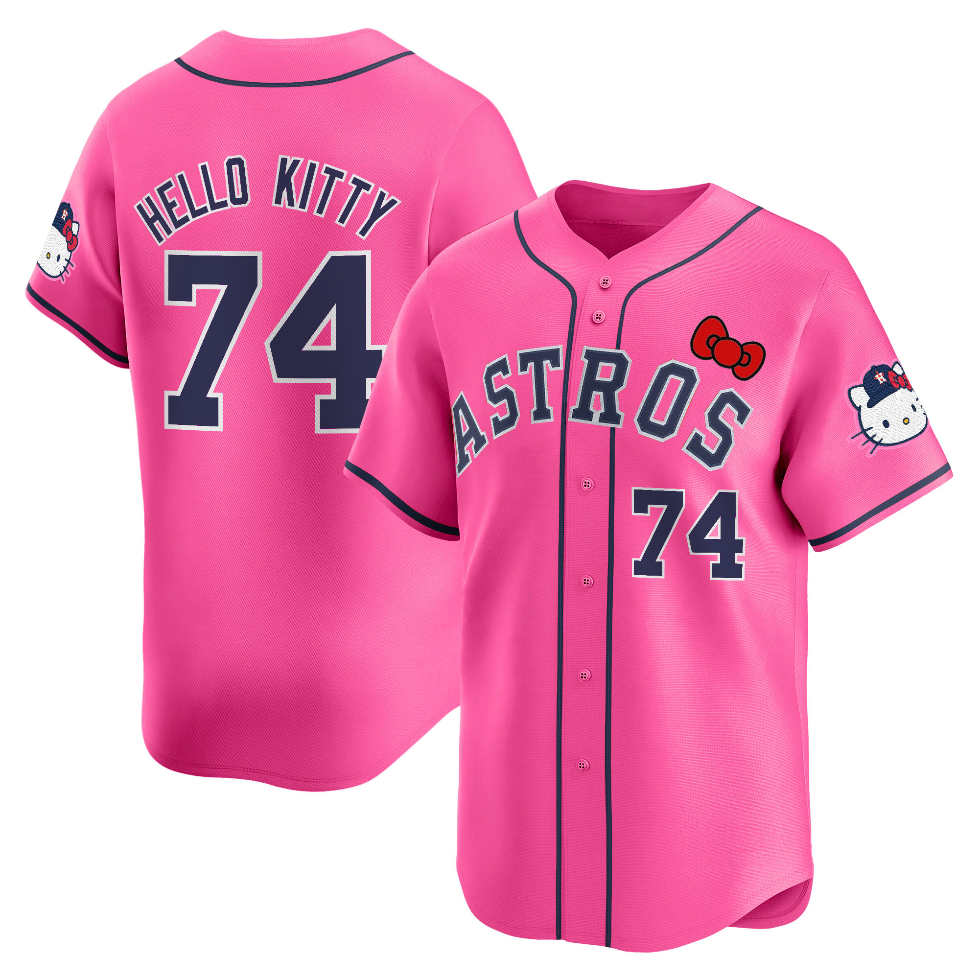 Youths Houston Astros Hello Kitty Vapor Premier Limited Jersey V2  All Stitched